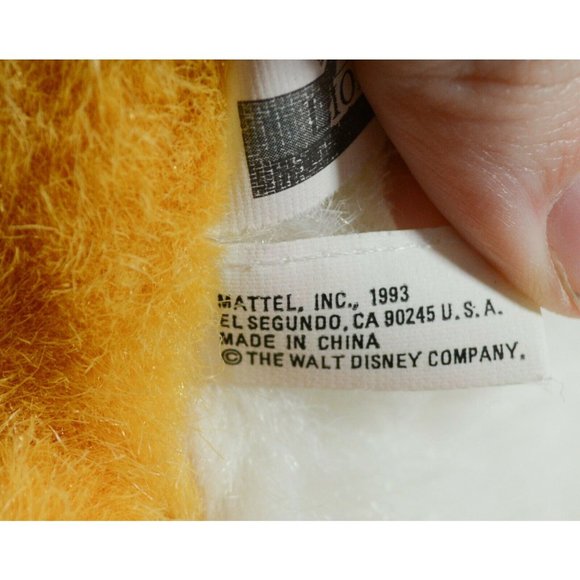 Disney Vintage 1993 The Lion King Simba NO SOUND 12" Plush Puppet Stuffed Animal - Picture 8 of 8